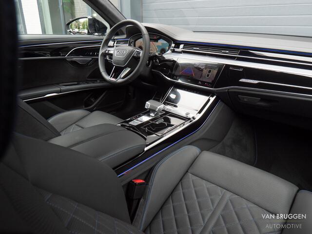 Audi A8 60 TFSI e quattro S-Line 4WS Pano Lucht Exclusive BTW Massage Koeling Softclose Alcantara