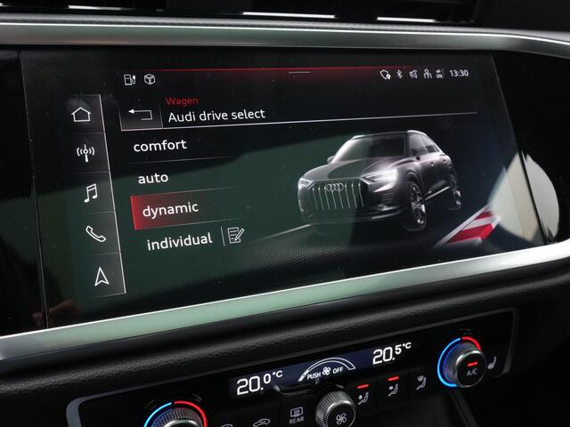 Audi Q3 45 TFSI e 245 pk S-tronic Advanced edition | Panoramadak | Trekhaak | Stoelverwarming | MMI navigatie plus | | DAB | Adaptive Cruise | Lane Assist | Audi pre sense front | LED-koplampen | 17 inch
