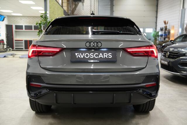 Audi Q3 Sportback 35 TFSI 3x S-Line * Fabrieksgarantie - Trekhaak - Sonos - Sfeer - 20" - ACC *