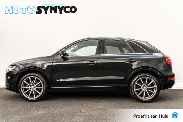 Audi Q3 1.4 TFSI Sport Pro S-Line | S-Tronic | Xenon | Trekhaak | Cruise | Navi | Stoelverwarming | 19 inch LMV