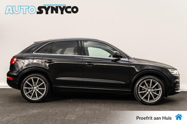 Audi Q3 1.4 TFSI Sport Pro S-Line | S-Tronic | Xenon | Trekhaak | Cruise | Navi | Stoelverwarming | 19 inch LMV