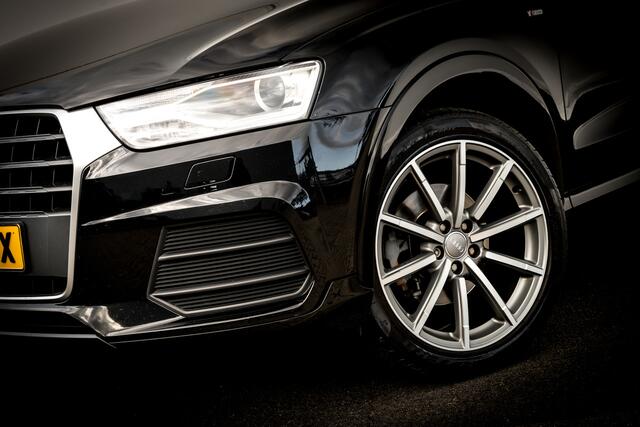 Audi Q3 1.4 TFSI Sport Pro S-Line | S-Tronic | Xenon | Trekhaak | Cruise | Navi | Stoelverwarming | 19 inch LMV