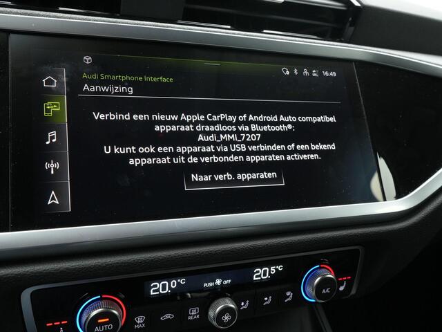 Audi Q3 Sportback 45 TFSI e 245 pk S-tronic Edition | Full LED koplampen | Stoel-/achterbankverwarming | Lederen Sportstoelen | Adaptive Cruise | Side Assist | 20 inch