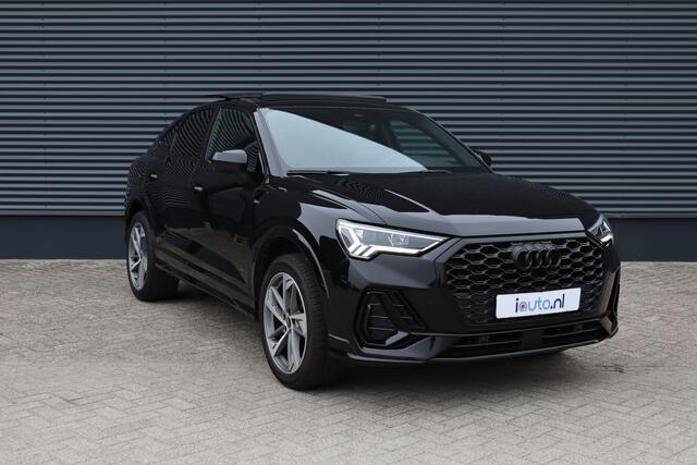 Audi Q3 Sportback 45 TFSI e 245PK S-Line Pano/LED/Keyless/Camera/Optiek+/Elek. klep/dodehoek/ACC/19"