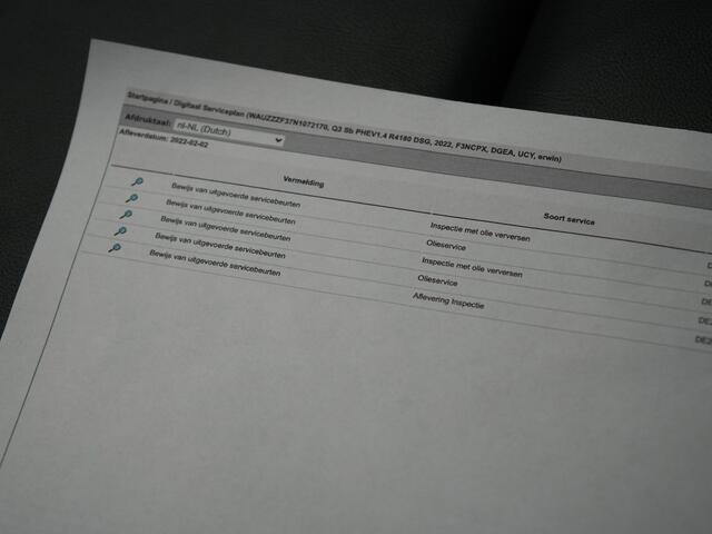 Audi Q3 Sportback 45 TFSI e S Line Plug In Hybrid 245pk Dealer O.H PHEV | Camera | Lederen Sportstoelen Verwarmd | Virtual Cockpit | Navigatie | Blis | Keyless | Cruise Control | Lane Assist | DAB |