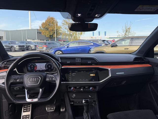 Audi Q3 40 TFSi 190 Pk Automaat quattro S-Line | Panoramadak | Adaptive Cruise | Climate Control | Stoelverwarming | Bluetooth | Navigatie | Camera | Trekhaak | 19 inch | LED | 116.661 Km!!