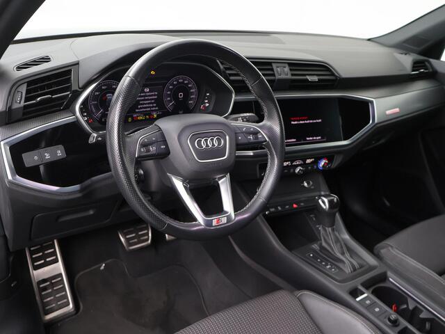 Audi Q3 Sportback 45 TFSI e S Edition | 245 PK | SoH 89% | Trekhaak wegklapbaar | Navigatiesysteem | Achteruitrijcamera | Voorstoelen verwarmd |