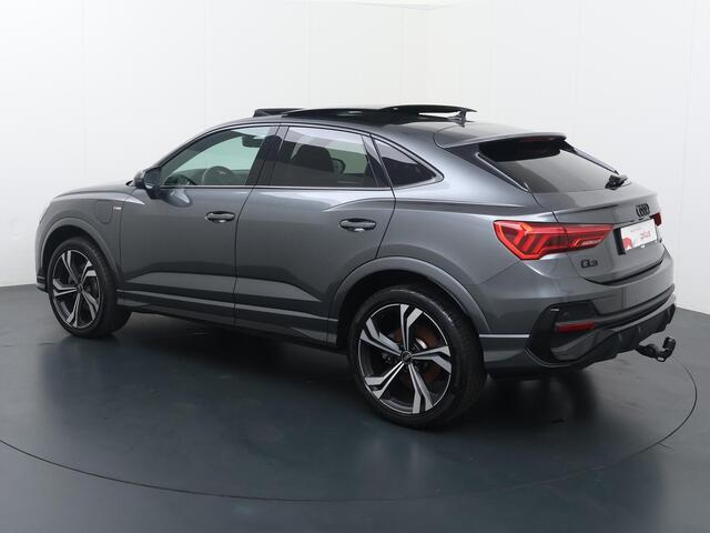 Audi Q3 Sportback 45 TFSI e S Edition | 245 PK | SoH 89% | Trekhaak | Panoramadak | 360 Graden camera's | LM 20" velgen | Sportstoelen |