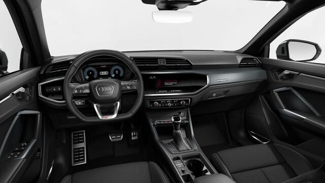 Audi Q3 Sportback 45 TFSI e S Edition | 245 PK | SoH 90% | Adaptive cruise control | Voorstoelen verwarmd | S line | 20"LM velgen |