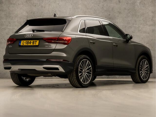 Audi Q3 35 TFSI Sport 150Pk Automaat (VIRTUAL COCKPIT, APPLE CARPLAY, GROOT NAVI, LEDER/ALCANTARA, STOELVERWARMING, SPORTSTOELEN, ELEK ACHTERKLEP, GETINT GLAS, NIEUWE APK, NIEUWSTAAT)