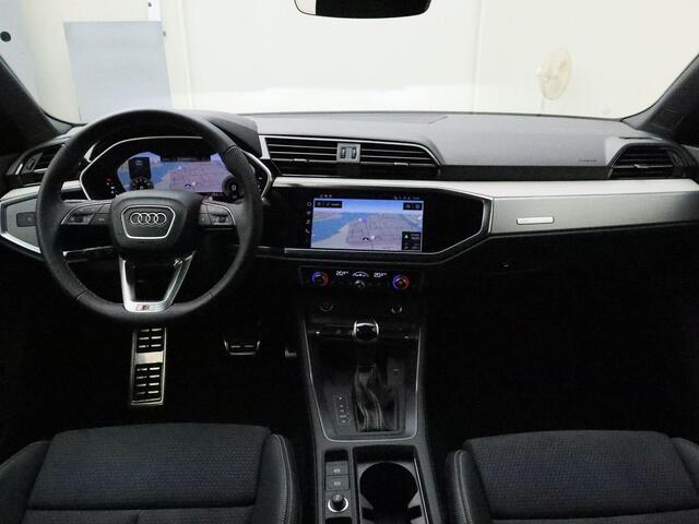 Audi Q3 35 TFSI/150PK S Line · Elektrische stoelen · Adaptive Cruise Control · Apple/Android Car Play · Stoelverwarming · Trekhaak · Leder/Alcantara ·Garantie tot september 2029 of 100.000km