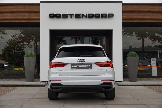 Audi Q3 45TFSIe/245pk S-Line|2023|20"Blackstyle|Matrix-LED|Keyless|Optik Schwarz|Cruise+ACC|Blindspot|El.stoelverstelling
