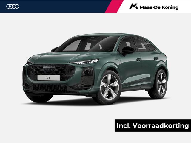 Audi Q3 Sportback 1.5 TFSI e-hybrid S edition 272 PK · Techniekpakket plus · Optiekpakket zwart-glanzend · Sportstuur afgevlakt