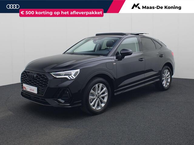 Audi Q3 Sportback 45 TFSIe 180kW/245PK S Line · Panoramadak ·Camera · Apple/Android Car Play · Stoelverwarming · Navigatie ·