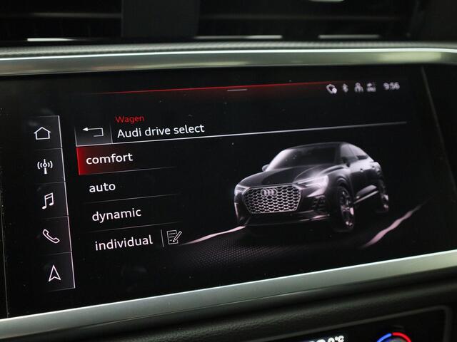 Audi Q3 Sportback 45 TFSIe 180kW/245PK S Line · Panoramadak ·Camera · Apple/Android Car Play · Stoelverwarming · Navigatie ·
