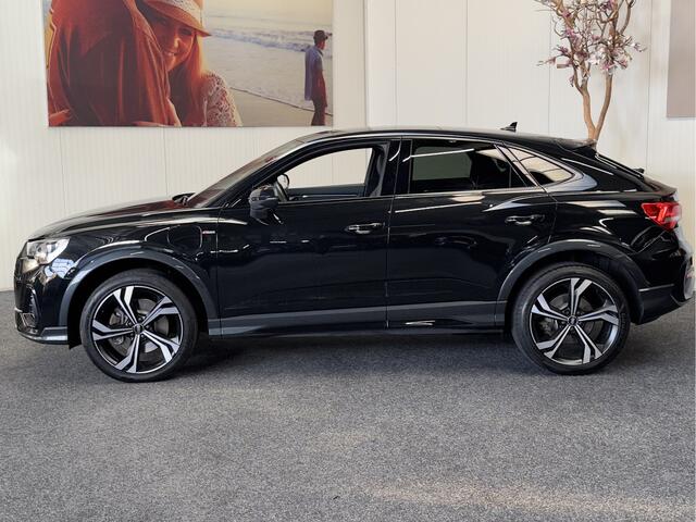 Audi Q3 SPORTBACK 45 TFSI E S EDITION NAVIGATIE CRUISE CONTROL PANORAM SCHUIF/KANTELDAK APPLE CARPLAY/ANDROID RIJSTROOKSENSOREN DODEHOEKSENSOREN ACHTERUITRIJCAMERA ZEER MOOI !! 3010