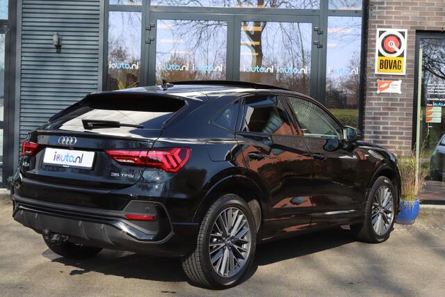 Audi Q3 Sportback 35 TFSI S-Line Optiek Black Pano/Leder/LED/ACC/Camera/Virtual Cockpit+/19"/Trekhaak wegkl.