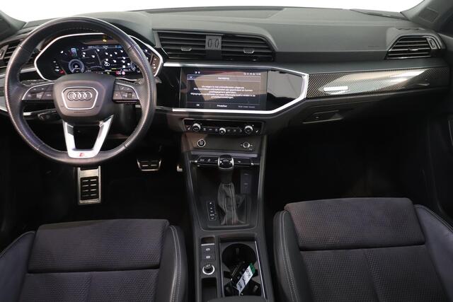 Audi Q3 Sportback 45 TFSI e S Edition | SONOS audio | PANO | Camera | Elektr. Stoelen | Adaptieve cruise | 20"Lichtmetaal |