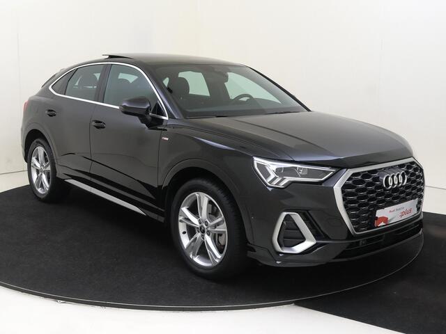 Audi Q3 Sportback 45 TFSI e S Edition | SoH 100% | Panoramadak | Achteruitrijcamera | Dodehoek detectie | Keyless | Cruise control | Lederen bekleding | Audi virtual cockpit | Stoelverwarming |