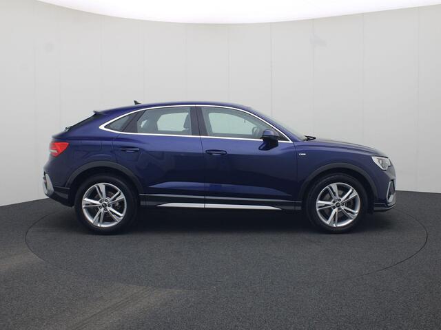 Audi Q3 Sportback 45 TFSIe 180kW/245PK S Line · Camera · Apple/Android Car Play · Adaptive Cruise Control ·Leder · Stoelverwarming · Garantie t/m 05-04-2027 of 100000km