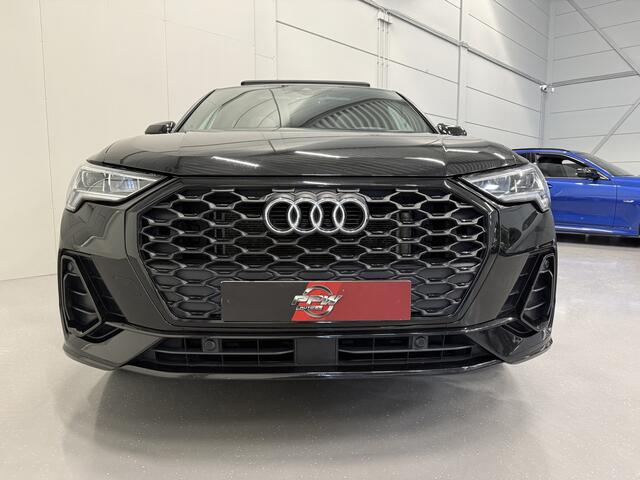 Audi Q3 Sportback 45 TFSI e S-Line PANO/TREKHAAK/SONOS/SFEER/CARPLAY/19"/ACC/MATRIX/VOL-LEER SPORT/BLACK-OPTIC/VOLLEDIG AUDI DEALER HISTORIE