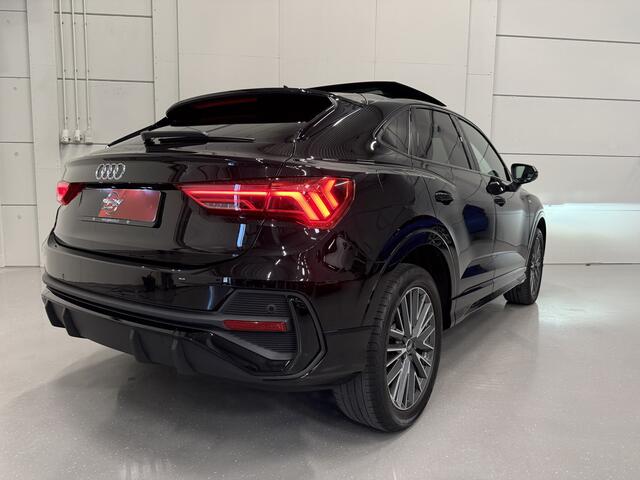Audi Q3 Sportback 45 TFSI e S-Line PANO/TREKHAAK/SONOS/SFEER/CARPLAY/19"/ACC/MATRIX/VOL-LEER SPORT/BLACK-OPTIC/VOLLEDIG AUDI DEALER HISTORIE