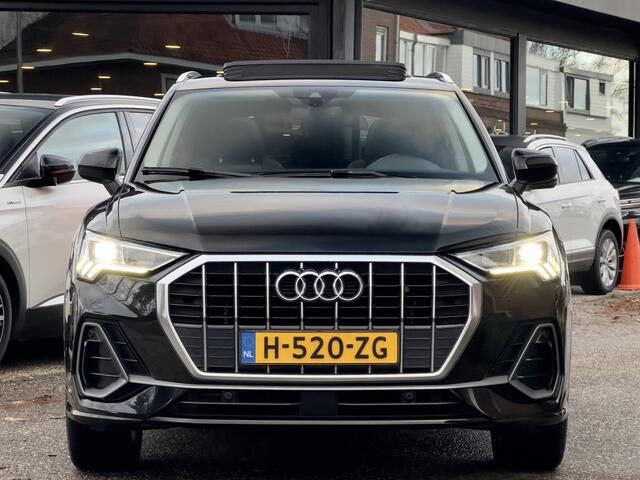 Audi Q3 35 TFSI AUT7 2X S-LINE. PANODAK LEDER NAVI CAMERA DIGI-DASH CARPLAY LED LMV PDC