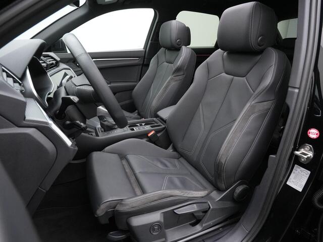 Audi Q3 45 TFSI e 245 pk S-tronic S-Line | Panoramadak | Leder | Stoelverwarming | Adaptive Cruise | Navigatie | Parkeersensoren voor/achter