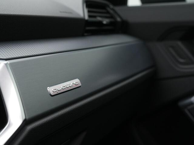 Audi Q3 40 TFSI 190 pk S-tronic Quattro S-Line | Panoramadak | Trekhaak | Parkeersensoren voor/achter | Carplay | Cruise Control