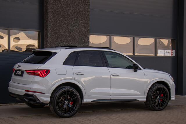 Audi Q3 45 TFSI e S edition | S-Line | Pano | Virtual | Memory Seats | B&O Audio | Matrix LED | Sfeer | 20 Inch Performance | Black Optic | DAB | Carplay | ACC | Climate | BTW | 1 Eigenaar | Dealer Onderhouden | Garantie