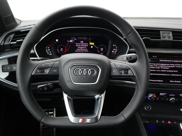 Audi Q3 S edition Competition 35 TFSI S tronic | 150 PK | Automaat | Adaptieve Cruise Control | Achteruitrijcamera | Afgevlakt Stuur | Keyless Entry | Inklapbare Spiegels | Volleder | Stoelverwarming | S Line |
