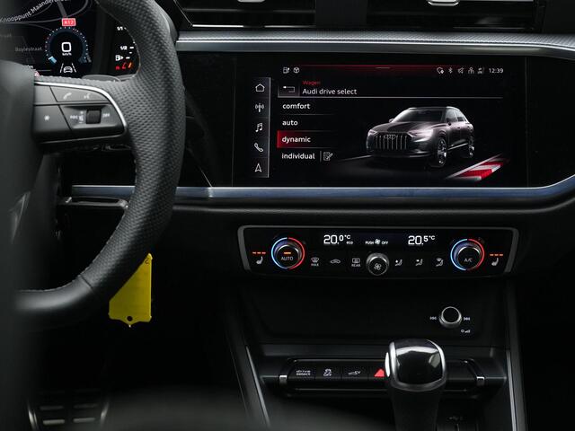 Audi Q3 45 TFSI e 245 pk S-tronic S edition / S-Line | Panoramadak | Trekhaak | Achteruitrijcamera | Stoelverwarming | Navigatie | Side Assist