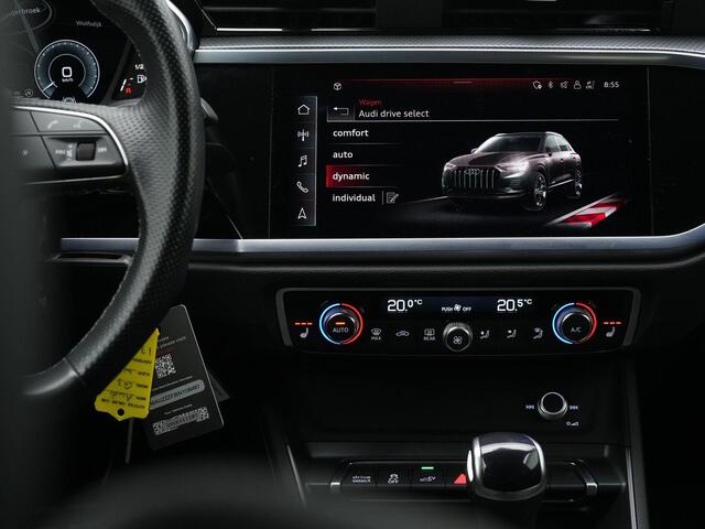 Audi Q3 45 TFSI e 245 pk S-Line | Trekhaak | Achteruitrijcamera | Stoelverwarming | Elektrische achterklep | Navigatie