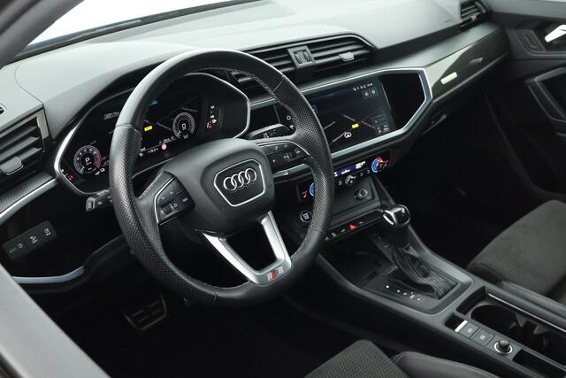 Audi Q3 Sportback 45 TFSI e 245pk S Edition Trekhaak 360Camera Keyless ACC Ambianceverl. Stoelverwarming Virtual Cockpit Navigatie 2x S-Line