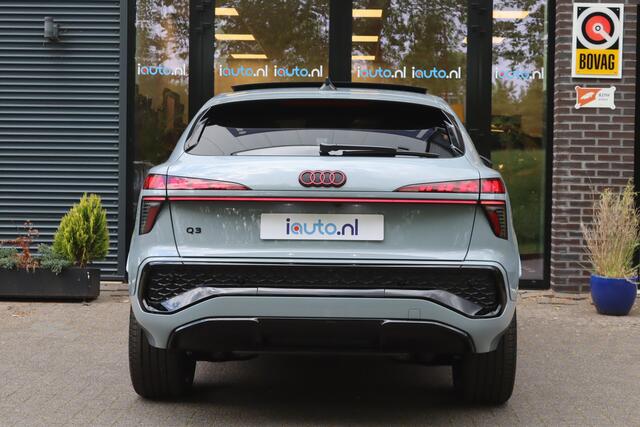 Audi Q3 Sportback 1.5 200kW e-hybrid S-Line Pano/Sonos/360/Tech Pro/Elek. stoelen+mem/Head-up/Keyless/20"/Trekhaak wegkl.