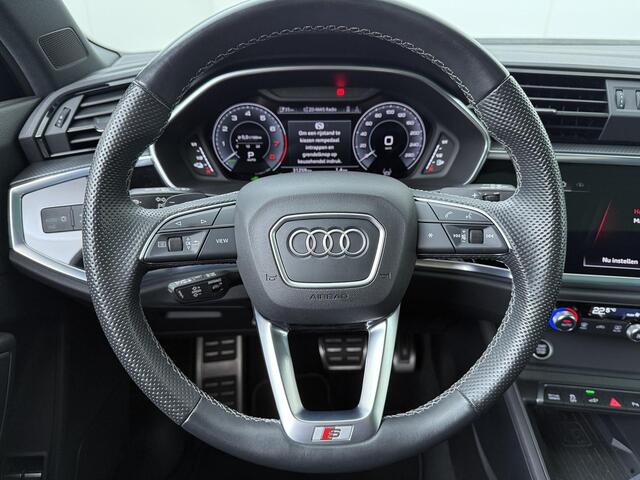 Audi Q3 45 TFSI e S edition | 245 PK | SoH 92% | Trekhaak | Panoramadak | Matrix LED koplampen | S line | Dodehoek detectie |