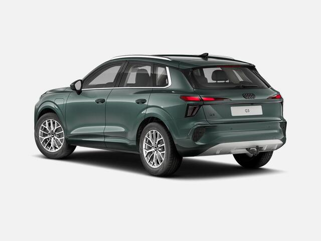 Audi Q3 1.5 200kW e-hybrid Advanced edition 272 PK · Trekhaak elek. wegklapbaar · Exterieur in carrosseriekleur · 18" inch LM Velgen