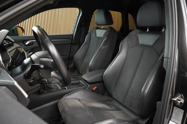 Audi Q3 45TFSIe/245pk S-Line Blackstyle|2021|Trekhaak|20"Blacktyle|Cruise+ACC|Optik Schwarz|PDC|B&O|Matrix LED|Blindspot|El. Achterklep