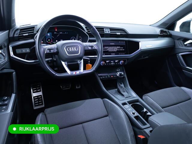 Audi Q3 Sportback 45 TFSI e S Edition 245 PK | 2x S-Line | Elec. achterklep | 360 Camera | Virtual cockpit | Navigatie | Cruise control, Apple Carplay, Android auto