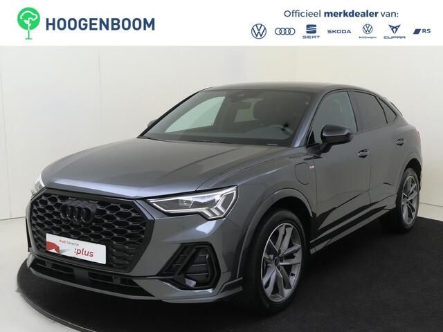 Audi Q3 Sportback 45 TFSI e S Edition | SoH 96% | SONOS audio | 360 camera | Keyless | Dodehoek detectie | Navigatie Plus | Optiek zwart Plus | Cruise control |
