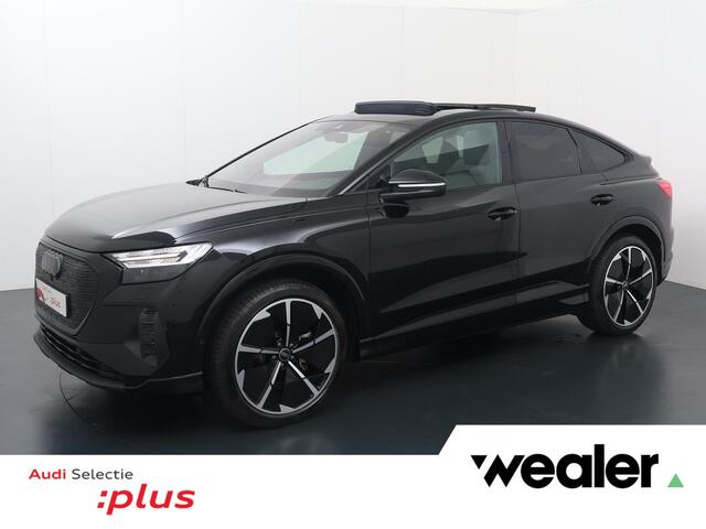 Audi Q4 Sportback e-tron 55 quattro Advanced edition 82 kWh | 340 PK | SoH 98% | Panoramadak | Trekhaak wegklapbaar | Warmtepomp | S line interieur | Fabrieksgarantie tot 01/2030 of 100.000KM |