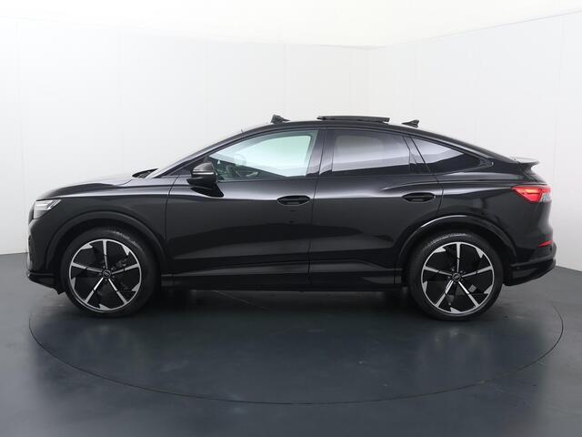 Audi Q4 Sportback e-tron 55 quattro Advanced edition 82 kWh | 340 PK | SoH 98% | Panoramadak | Trekhaak wegklapbaar | Warmtepomp | S line interieur | Fabrieksgarantie tot 01/2030 of 100.000KM |