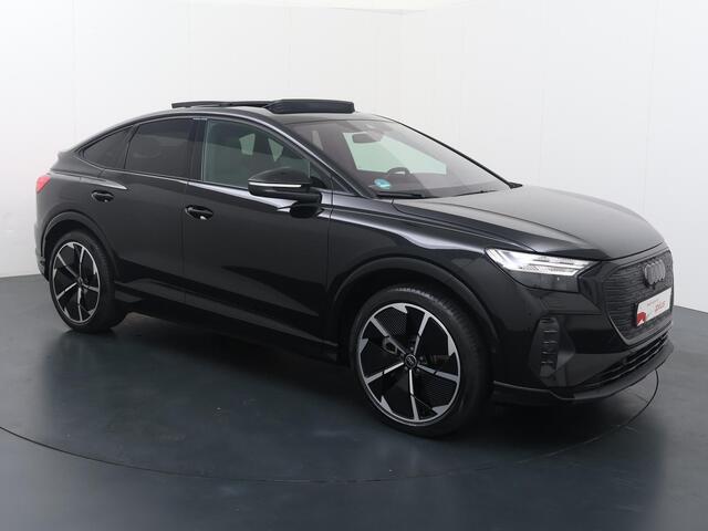 Audi Q4 Sportback e-tron 55 quattro Advanced edition 82 kWh | 340 PK | SoH 98% | Panoramadak | Trekhaak wegklapbaar | Warmtepomp | S line interieur | Fabrieksgarantie tot 01/2030 of 100.000KM |