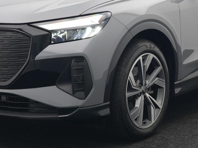 Audi Q4 Sportback e-tron 35 2 x S Line 170pk Dealer O.H INCL BTW | Lederen Sportstoelen | 20"L.M | Apple Carplay | Black Optic | Sfeerverlichting | Virtual |