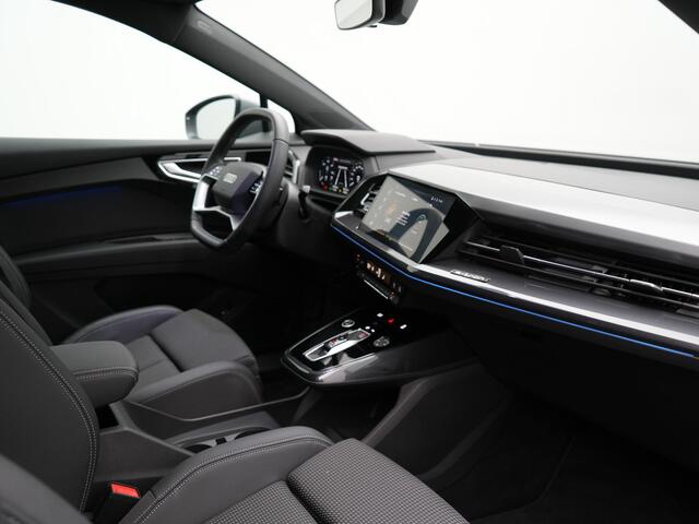 Audi Q4 Sportback e-tron 35 2 x S Line 170pk Dealer O.H INCL BTW | Lederen Sportstoelen | 20"L.M | Apple Carplay | Black Optic | Sfeerverlichting | Virtual |