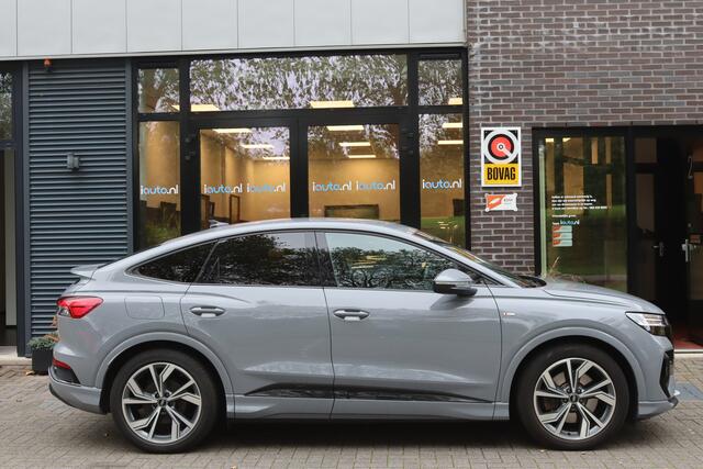 Audi Q4 Sportback e-tron 50 quattro S edition 77 kWh Optiek Zwart S-Line/Matrix LED/Camera/Navi Plus/ACC/Elek. klep/20"