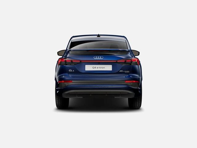Audi Q4 Sportback e-tron 45 quattro S Edition Competition 286 PK · Assistentiepakket plus · Comfortpakket · Lichtpakket plus ambient light