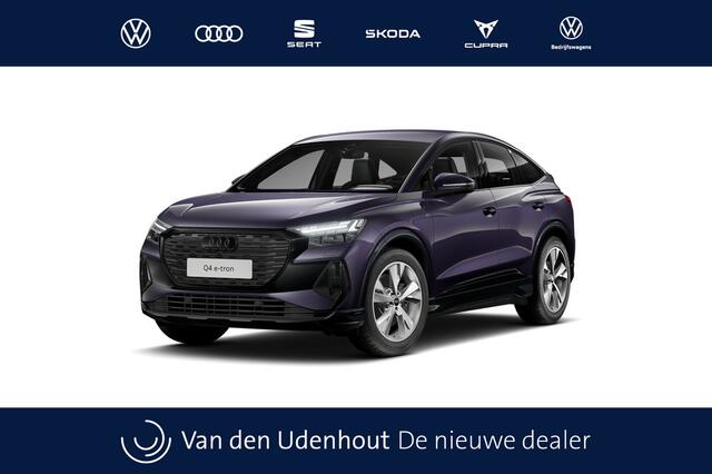 Audi Q4 Sportback e-tron Q4 Sportback 45 e-tron 286 1AT S edition Competition Automaat | Optiekpakket zwart plus | Verwarmbaar stuurwiel | Climate pakket plus