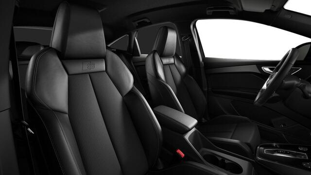 Audi Q4 Sportback e-tron 45 S Edition 82 kWh | 286 PK | SoH 100% | Matrix LED koplampen | 21" LM velgen | S line | Virtual pedal achterklep | Voorstoelen verwarmd |