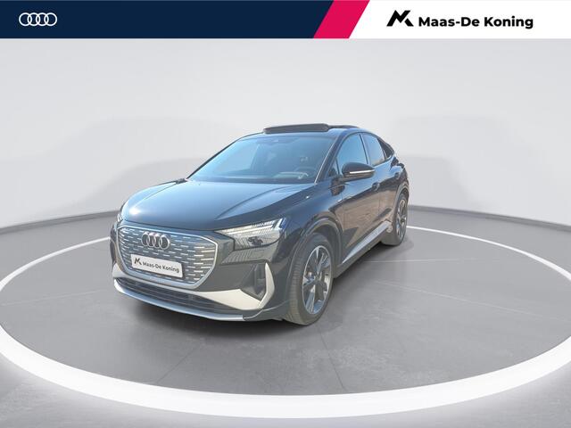 Audi Q4 Sportback e-tron 40 S Line 82kWh / 204pk · Apple/Android Car Play · Adaptive Cruise Control · Navigatie · SONOS · Camera + Parkeersensoren · Drive select · Garantie t/m 26-09-2026 of 60000km